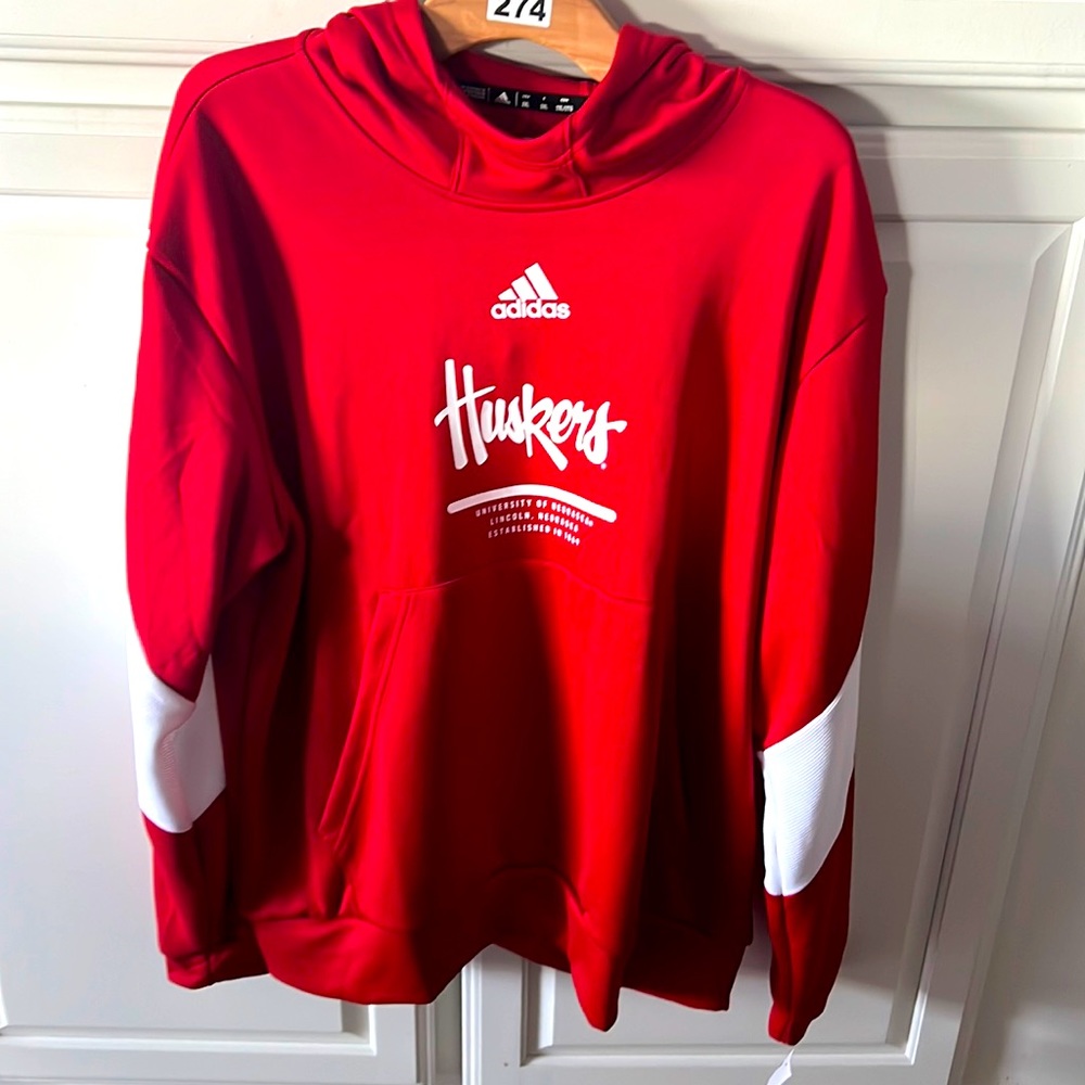 Men’s Nebraska Adidas hoodie